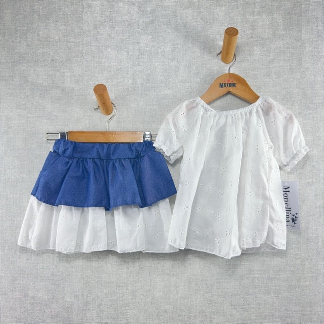 Baby-Mädchen-Baumwoll-Outfit